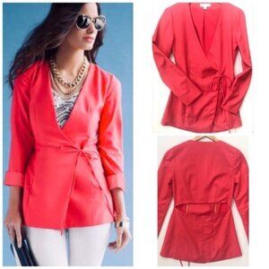 Runway Open Back Blazer Jacket The Gunn Ep 10 Shan Oliver Keith Coral S